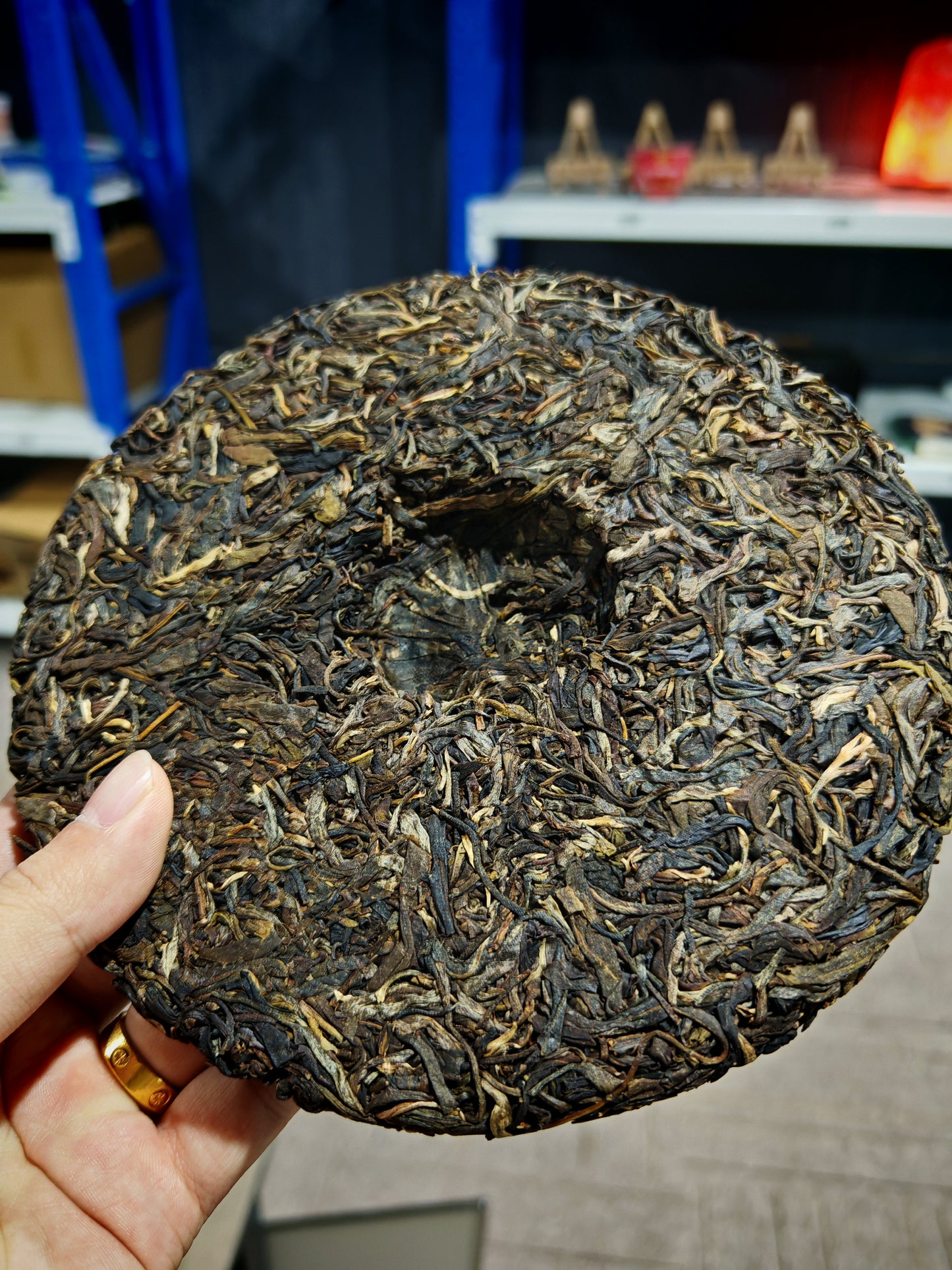 【班章】2015年 老班章紫芽 生茶 357g