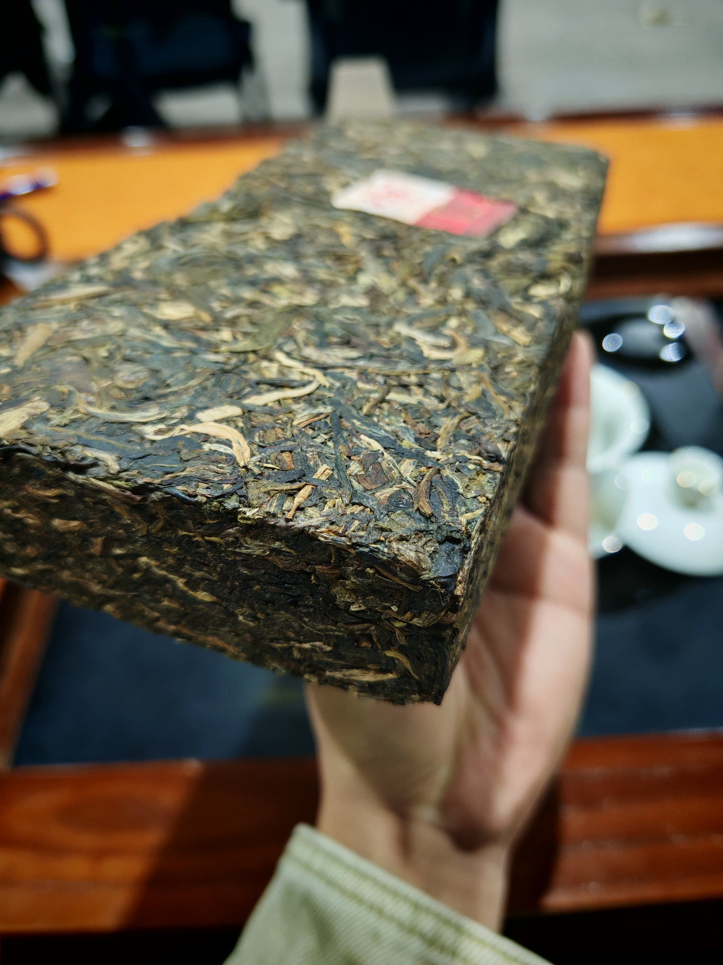 【易武】2023年 百花潭茶砖 生茶 800g